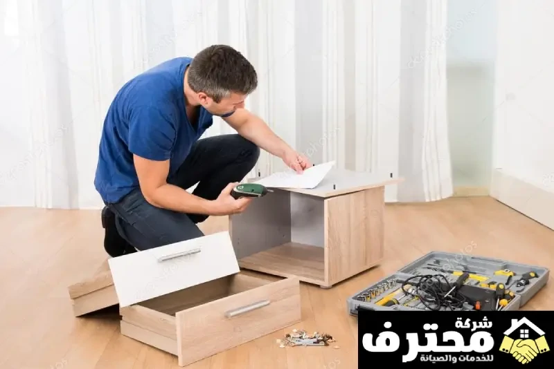 Carpenter installing IKEA furniture in Sharjah02
